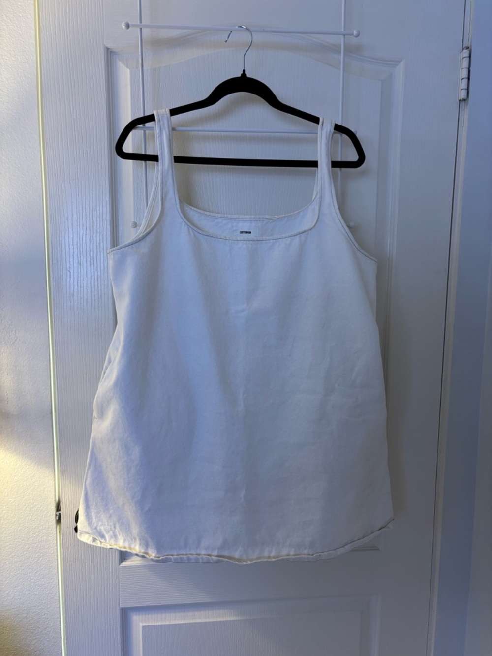 Cotton On White Denim Mini Dress